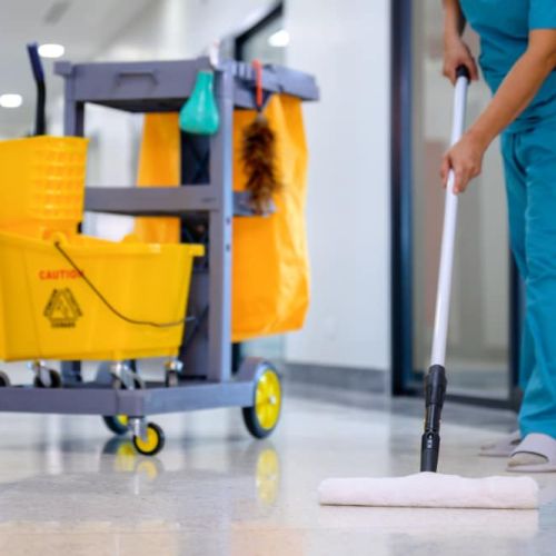 Mopping floor